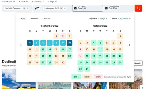 kayak flights flexible dates.